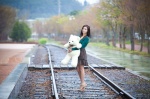 dress high_heels kim_ha-yul stuffed_animal teddy_bear rating:Safe score:0 user:mock