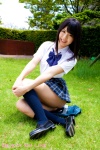 blouse bookbag kneesocks pleated_skirt sato_sakura school_uniform skirt rating:Safe score:2 user:nil!