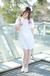 cosplay dress glasses narihara_riku nurse nurse_cap nurse_uniform original pantyhose stethoscope syringe rating:Safe score:1 user:nil!