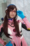 bodysuit cosplay glasses gloves hairband lumi makinami_mari_illustrious neon_genesis_evangelion rebuild_of_evangelion twintails rating:Safe score:0 user:pixymisa