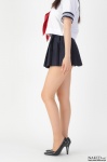 costume high_heels naked-art_479 pantyhose pleated_skirt sailor_uniform school_uniform skirt tagme_model rating:Safe score:2 user:mock