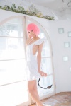 apron cosplay mike momo_velia_deviluke pink_hair shinkon_keikaku sideboob tail to_love-ru rating:Safe score:0 user:nil!