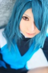 ari blue_hair bodysuit cosplay inazuma_eleven kazemaru_ichirouta rating:Safe score:1 user:nil!
