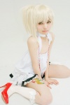 benio blonde_hair cosplay eki heels sitting zone-00 rating:Safe score:8 user:pulsr