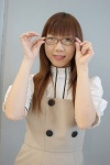 cosplay fukamachi_himari glasses iida_akino school_uniform w_wish rating:Safe score:0 user:nil!