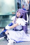 boots bows choker cosplay cure_moonlight dress flower gitsukasa heartcatch_precure! one_elbow_glove pretty_cure purple_hair tsukikage_yuri rating:Safe score:1 user:pixymisa