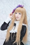 blonde_hair cosplay dress hairbow makise_anji tagme_character tagme_series rating:Safe score:0 user:nil!