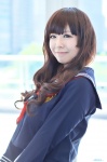 cosplay fate/extra_ccc fate/series kishinami_hakuno_(female) macha sailor_uniform school_uniform rating:Safe score:0 user:nil!