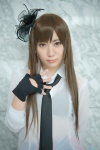 akb48 blouse cosplay fingerless_gloves gloves kojima_haruna_(cosplay) pleated_skirt skirt tie yaya rating:Safe score:0 user:nil!