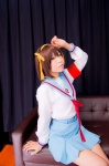 armband cosplay hairband hair_ribbons mashiro_yuki pleated_skirt sailor_uniform school_uniform skirt suzumiya_haruhi suzumiya_haruhi_no_yuuutsu rating:Safe score:0 user:nil!