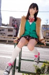 blouse cardigan coat dgc_0931 kneesocks pleated_skirt school_uniform skirt tachibana_nanako rating:Safe score:3 user:nil!