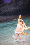 bikini hizuki_yuuki hoodie hoodie_ears necklace swimsuit rating:Safe score:1 user:pixymisa