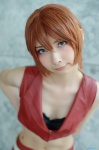 bra cleavage cosplay meiko mineo_kana miniskirt skirt vest vocaloid rating:Safe score:2 user:nil!