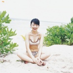 akiyama_nana beach bikini cleavage ocean ponytail swimsuit rating:Safe score:0 user:nil!
