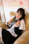 apron chiyoko_3 chocoball cosplay dress glasses hairband maid maid_uniform original thighhighs white_legwear rating:Safe score:0 user:nil!