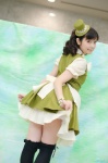 apron blouse cosplay kaieda_kae miniskirt original skirt skirt_lift thighhighs top_hat vest waitress waitress_uniform zettai_ryouiki rating:Safe score:3 user:nil!