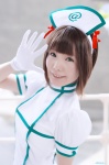 amami_haruka cosplay dress gloves idolmaster idolmaster_million_live! myumyu nurse nurse_cap nurse_uniform rating:Safe score:0 user:nil!