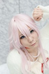 blue_eyes choker cosplay k neko_(k) pink_hair sasa sweater rating:Safe score:0 user:pixymisa