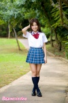blouse kneesocks pleated_skirt school_uniform skirt tsubomi_(ii) rating:Safe score:2 user:nil!