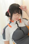 bodysuit chocoball cosplay fujisawa_yayoi glasses twin_braids uchuu_no_stellvia rating:Safe score:0 user:nil!