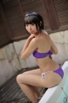 akemi_homura bikini cosplay hairband hot_tub mahoshoujo_necoco☆magika necoco puella_magi_madoka_magica side-tie_bikini swimsuit rating:Safe score:2 user:nil!