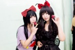 akiyama_mio antenna cosplay dress gloves hairbow k-on! narihara_riku tshirt wings yaya rating:Safe score:0 user:pixymisa