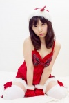bow dress gloves koyomi santa_costume stocking_cap thighhighs zettai_ryouiki rating:Safe score:1 user:pixymisa