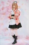 apron blonde_hair boots cosplay crossplay dress garter_belt hairband maid maid_uniform nao_(otosuki) otoko_no_ko_wa_meido_fuku_ga_osuki!? ryousuke thighhighs zettai_ryouiki rating:Safe score:0 user:nil!