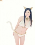 animal_ears bikini cat_ears cleavage collar mimi_girls niwa_mikiho side-tie_bikini swimsuit tail rating:Safe score:0 user:nil!