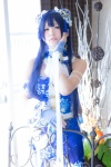 blue_hair cosplay double_bun fingerless_gloves gloves hello!_aki_love_live!_participation itsuki_akira love_live!_school_idol_project skirt sonoda_umi tubetop rating:Safe score:0 user:nil!