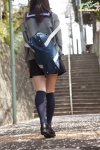 bookbag cardigan kneesocks pleated_skirt sailor_uniform school_uniform shiina_yuuri skirt rating:Safe score:2 user:nil!
