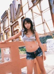 cleavage croptop denim kawamura_yukie shorts torn_clothing ys_web_255 rating:Safe score:0 user:nil!