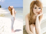 araki_sayaka beach cleavage denim glamorous_high ocean shorts topless trousers rating:Questionable score:0 user:nil!