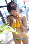 bikini cleavage ponytail pool side-tie_bikini swimsuit wet yume_kana rating:Safe score:0 user:nil!