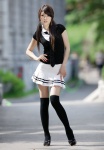 costume hwang_mi_hee school_uniform thighhighs twintails rating:Safe score:5 user:nil!