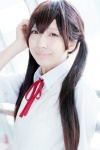 blouse cosplay hair_ties k-on! nakano_azusa ribbon_tie sweater takanashi_maui twintails rating:Safe score:0 user:pixymisa