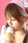 apron bwh_136 costume dress hairband ice_cream_cone nanakawa_yui twintails waitress waitress_uniform rating:Safe score:0 user:nil!