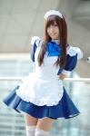 apron cosplay dress hairband maid maid_uniform original shimizu_miki thighhighs zettai_ryouiki rating:Safe score:1 user:nil!