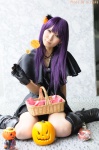 blouse boots cosplay gloves miniskirt original purple_hair rinami skirt rating:Safe score:1 user:nil!