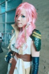 cosplay detached_sleeves final_fantasy final_fantasy_xiii kurenai_renjirou lightning pink_hair rating:Safe score:0 user:Log