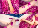 bathroom bathtub bikini flower_petal rola_chen swimsuit try_me wet rating:Safe score:0 user:nil!