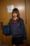 blouse bookbag costume girlz_high natsumi pleated_skirt school_uniform side-b_059 skirt sweater rating:Safe score:0 user:nil!