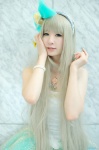 blonde_hair cosplay dress hairbow makise_anji original rating:Safe score:1 user:nil!