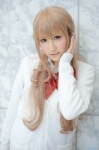 blonde_hair blouse cardigan cosplay kimi_ni_todoke kurumizawa_ume nana school_uniform rating:Safe score:0 user:nil!