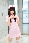 cosplay dress fujimi_suzu nana nitro_super_sonic nurse nurse_cap nurse_uniform thighhighs zettai_ryouiki rating:Safe score:0 user:pixymisa