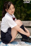 blouse kneesocks pleated_skirt ponytail school_uniform shizuka_(ii) skirt rating:Safe score:1 user:nil!