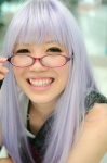 bike_shorts cosplay gintama glasses kumo looking_over_glasses purple_hair sarutobi_ayame shorts rating:Safe score:0 user:nil!