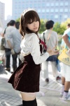 blouse cosplay hairband jumper kotori tagme_character tagme_series thighhighs zettai_ryouiki rating:Safe score:1 user:nil!