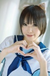<3 cosplay hairbow kipi love_plus sailor_uniform school_uniform takane_manaka rating:Safe score:0 user:nil!