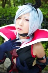 choker cosplay eas elbow_gloves fresh_precure! gloves hairband higashi_setsuna mutsuki_ren pretty_cure silver_hair vest rating:Safe score:0 user:nil!